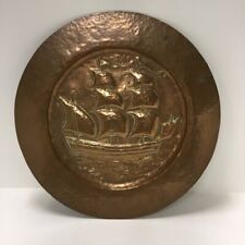 Copper Nautical round plate 13.5"  for sale  Shipping to South Africa