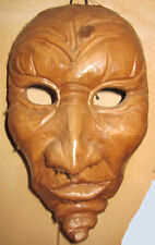Maschera etnica terracotta usato  Serole