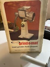 VTG  Rival Grind-o-Mat 303 Meat Grinder Food Chopper Grind-O-Matic White, used for sale  Shipping to South Africa