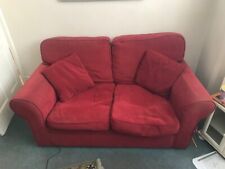 Red seater sofa for sale  READING