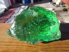 Glass Rock Slag Pretty Clear Lime Green 5.4 lbs KK78 Rocks Landscape Aquarium for sale  Shipping to South Africa