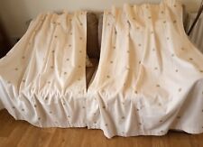 Cream gold curtains for sale  NORWICH