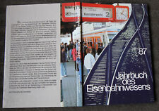 Jahrbuch eisenbahnwesens 1987 gebraucht kaufen  Bremervörde