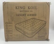 King Koil Luxury Queen Air Mattress with Built-in Pump 80x60x16 for sale  Shipping to South Africa