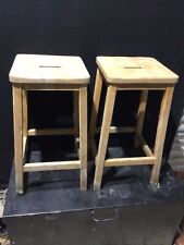 Pair vintage wooden for sale  RAYLEIGH