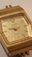 Relógio social feminino Timex. Célula em T hexágono pequeno tom dourado NÃO TESTADA  comprar usado  Enviando para Brazil