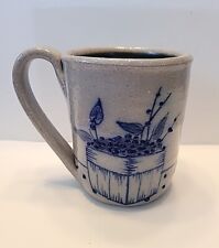 Usado, Caneca xícara de chá café cesta de mirtilo grés vitrificado salmon Falls comprar usado  Enviando para Brazil