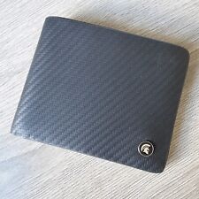 POWR Mens Wallet Genuine Leather RFID Blocking Carbon Fibre Bi-fold Card Holder for sale  Shipping to South Africa