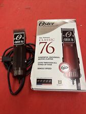 Used, Oster Classic 76 Professional Hair Clippers Burgundy for sale  Shipping to South Africa