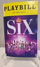 Six musical playbill for sale  East Rutherford