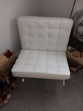 White barcelona chair for sale  BICESTER