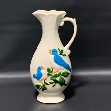Ceramic bluebirds pitcher for sale  Eastsound