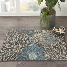 Floral charcoal blue for sale  USA