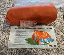 Vintage Tent World Famous Sports Backpacking 2 Man Nylon Tent No. 484 for sale  Shipping to South Africa
