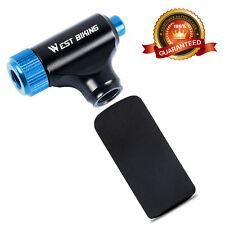 WEST BIKING Mini Fahrrad Pumpe CO2 Inflator Fahrradpumpe Ball Pumpe Blau comprar usado  Enviando para Brazil