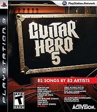 Guitar Hero 5 (PlayStation 3, PS3, 2009) *Completo na Caixa - Testado - Frete Rápido* comprar usado  Enviando para Brazil