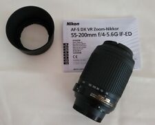 Lente Nikon DX AF-S NIKKOR 55-200 mm 1:4-5,6G ed Nikon DX SWM VR ED IF segunda mano  Embacar hacia Argentina