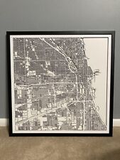 Map chicago wall for sale  Indianapolis