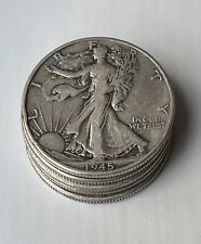 [Lote de 5] Medio dólar Walking Liberty - 90% plata - ¡Elige cuántos lotes de 5! segunda mano  Embacar hacia Argentina
