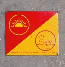 RARE VINTAGE SHELL OIL AD PORCELAIN TIN ENAMEL SIGN BOARD  for sale  Shipping to South Africa
