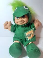 Troll Kidz In Frog Suit With Green Hair 12" Froggie Costume, Large Russ Vintage  for sale  Shipping to South Africa