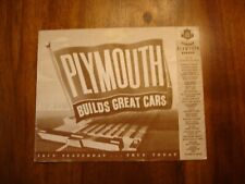 1949 plymouth sales for sale  Rio Rico