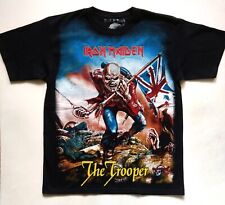 Camiseta IRON MAIDEN1 Logotipo Bordado RARO Eddie Dickinson Heavy Metal Rock Band comprar usado  Enviando para Brazil