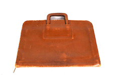 Vintage leather briefcase d'occasion  Expédié en Belgium
