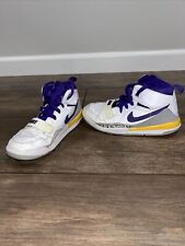 Nike Jordan Legacy 312 Size 1 Y Lakers Casual Shoes High Top AT4047-157 for sale  Shipping to South Africa