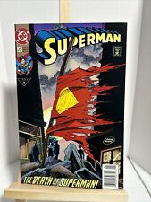 Superman #75 (DC Comics January 1993) The Death Of Superman Newsstand for sale  Shipping to South Africa