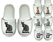 Personalised cat slippers for sale  CASTLEDERG