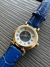 Relógio feminino La Lune pequeno ouro 18K couro opala australiano, usado comprar usado  Enviando para Brazil