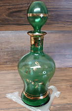 Vintage green decanter for sale  Sikeston