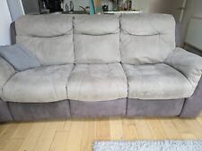 Fabric recliner sofas for sale  LONDON