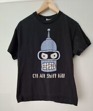 Usado, Camiseta Masculina Média Futurama Bender Gráfica Design Y2k Ctl Alt Shift Kill HTF comprar usado  Enviando para Brazil