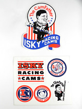 Lote Original Vintage Isky Racing Cam Decalques Adesivos Iskenderian Camfather 5 Ciclos comprar usado  Enviando para Brazil