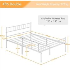 Double iron bed for sale  IPSWICH