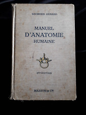 Manuel anatomie humaine d'occasion  Paris V