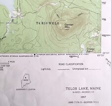 Map telos lake for sale  Cambridge
