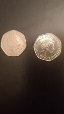 Two rare 50p for sale  WOODFORD GREEN