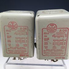 RARE VINTAGE UTC A-24 Audio Transformer - Pair with original boxes - TESTED!, used for sale  Shipping to South Africa