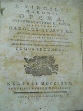 1780 opera virgilii usato  Napoli