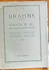Brahms sonata flat for sale  YORK