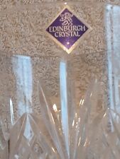 edinburgh thistle crystal whisky glass for sale  CARMARTHEN