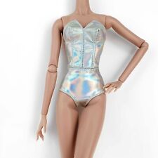 Silver holographic bodysuit for sale  UK