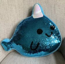 sequin pillow narwhal for sale  Barrington