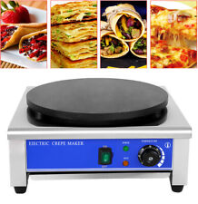 Used, Electric Crepe Maker Machine Griddle Commercial Pancake Kitchen Maker Frying Pan for sale  Canada