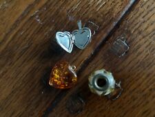 Sivler heart locket for sale  DARLINGTON