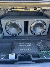 boxes car 2 subwoofers w for sale  Gilbert