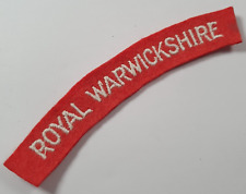 Royal warwickshire cloth for sale  PRESTON
